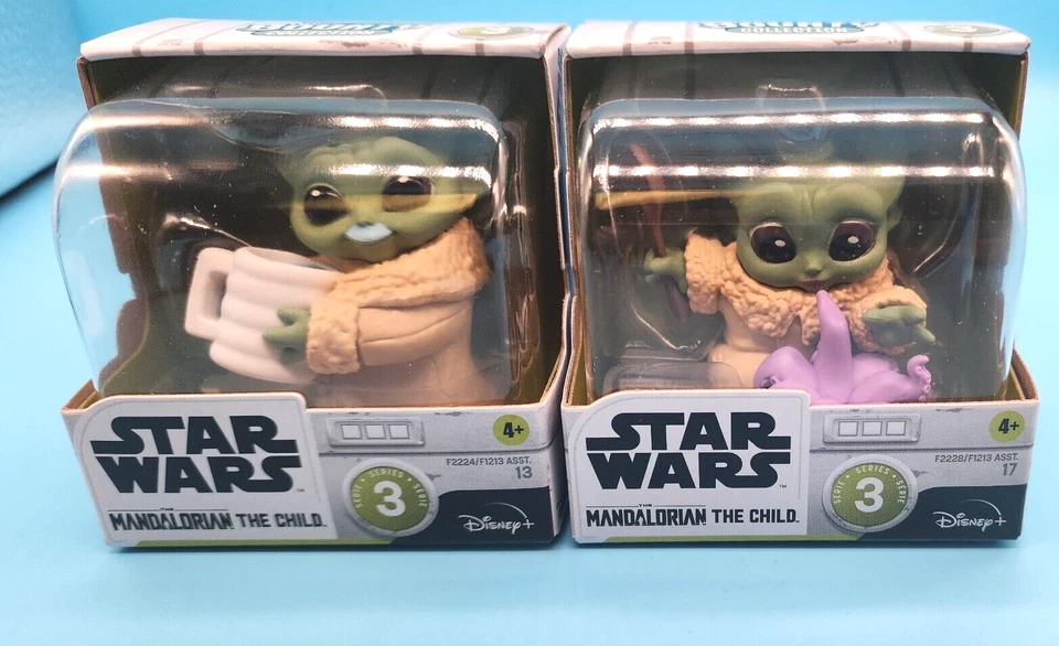 The Mandalorian Baby Bounties Tentáculo Sopa Sorpresa y Leche Azul Bigote Grogu Foto 1 de 3