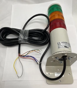 Patlite LME-302FBWQ industrial machine light pole 24vdc with 3 LED and 2 audible - Picture 1 of 6
