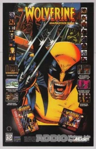 WOLVERINE Adamantium Rage '90s PRINT AD Acclaim video game advertisement 1994 - Picture 1 of 1