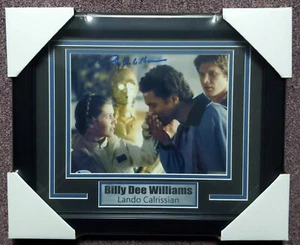 Billy Dee Williams 8x10 Foto GERAHMT Lando Calrissian Star Wars Empire Echtheitszertifikat A - Bild 1 von 2