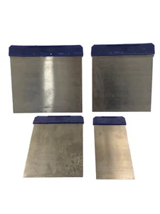 SPATOLE PER STUCCO RASATURA IN ACCIAIO INOX E MANICO PLASTICA CM 5-8-10-12 H 11 - Imagen 1 de 3