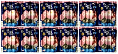 60x 5g Coshida Sticks Katzen Leckerlis Katzensticks MSC LACHS 300g