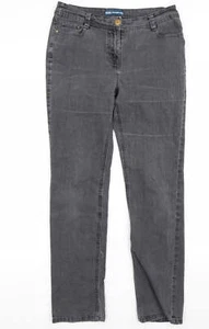BHS Womens Black Cotton Blend Straight Jeans Size 10 L28 - Picture 1 of 12