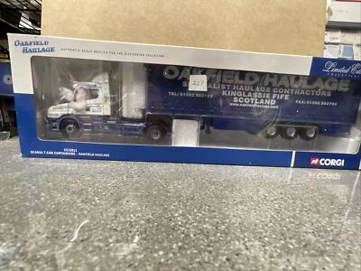 Corgi CC12811 Scania T Cab Curtainside Oakfield Haulage 1:50 Scale   - Image 1 of 4