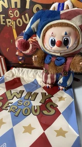 Authentischer Pop Mart Warum so ernst JONGLIEREN CLOWN LABUBU brandneu Plüsch Anhänger - Bild 1 von 7