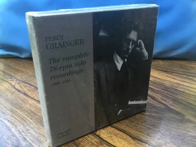 Percy Grainger the complete 78rpm solo recordings 1908-45 NEW 5 disc box set. - Image 1 of 3