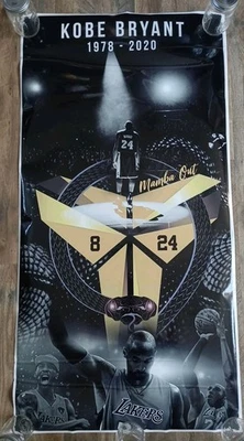 Kobe Bryant 1978-2020/49 X 24 Inch  Door Size Decal / Wall Sticker - Image 1 of 3