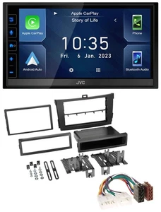 JVC DAB Bluetooth MP3 USB 2DIN Autoradio für Toyota Corolla 09-13 schwarz - Bild 1 von 9