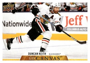 2020-21 Upper Deck Canvas Series 2 #C139 Duncan Keith - Picture 1 of 2