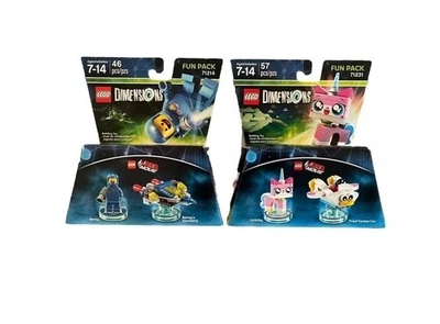 *NUEVO* Lego Dimensions Lego Película Sellada Unikitty y Benny (71214 71231) Foto 1 de 4
