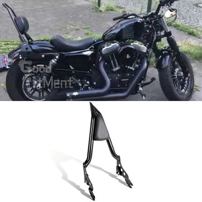 Detachable Sissy Bar Passenger Backrest w/ Pad For Harley Davidson Forty Eight - Imagem 1 de 4