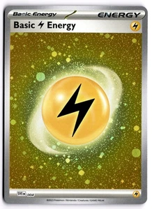 Pokemon TCG Basic Lightning Energy (Cosmos Holo) 004 SV01: Scarlet & Violet Base - Picture 1 of 1