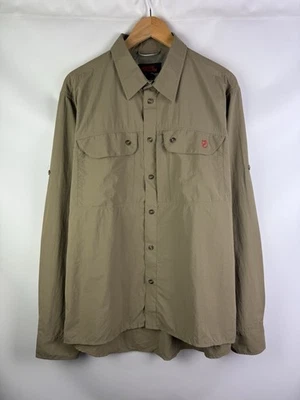 Camicia da uomo Fjallraven a maniche lunghe in nylon per escursioni... - Immagine 1 di 4
