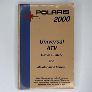 2000 Polaris Universal ATV Owner Safety and Maintenance Manual - Picture 1 of 6