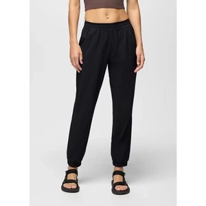 Prana Wonderland Rocks E-Waist Jogger Women's L Reg Black Standard Fit Mid Rise - Picture 1 of 13