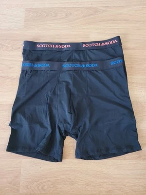 Scotch Soda Amsterdam Active Stretch Men's Boxer Briefs 2 Pack Size Large - Image 1 of 2