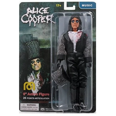 Figura de acción Mego Alice Cooper de 8 pulgadas Foto 1 de 4