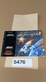 Destination Earthstar - Nintendo NES- Manual Only **NO GAME