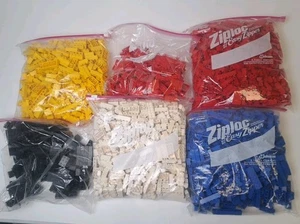 9 Lbs 3 Oz. Vintage Bulk Lot of LEGO Color Sorted (All Bricks) Authentic  - Picture 1 of 9