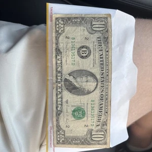 1988A $10 Ten Dollar Bill Federal Reserve Note Vintage Currency US America - Picture 1 of 2