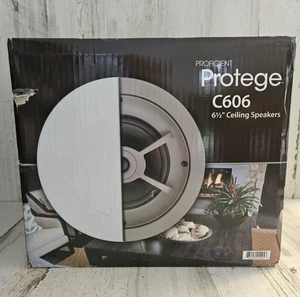 Proficient Protege C606 Ceiling Speaker PAIR 6 1/2" 75 W New Sealed - Picture 1 of 3