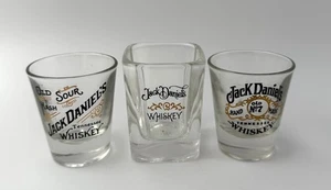 Vintage Jack Daniel’s Schnapsglas 3er Set Whiskey Bargeschirr - Bild 1 von 5
