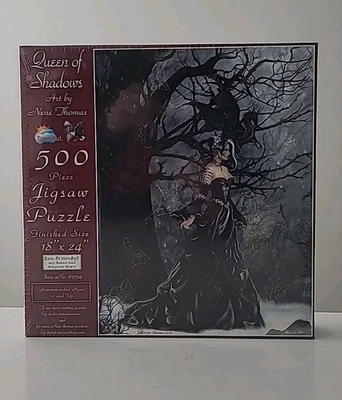 Rare Sunsout Puzzle Nene Thomas Queen of Shadows 67734 - 18"x24" (GSHF3) - Image 1 of 4