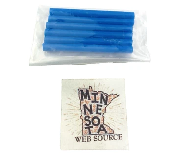 6 NOVAS peças conectoras de tubo de emenda Knex Blue Track - peças K'nex Son of Serpent - Imagem 1 de 2