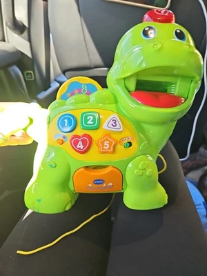 VTech Chomp and Count Dino Green - Image 1 of 3