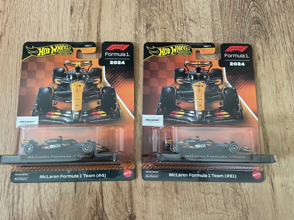 Hot Wheels 2024 Premium - F1 Team McLaren Set Lando Norris Oscar Piastri — 第 1/1 张图片