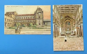 Europe Italy Cathedrals Artist Signed Paoletti Postcard Lot - Picture 1 of 7