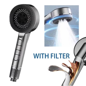 Hochdruck Duschkopf mit Handbrause Kombi Regenduschkopf mit Filter - Bild 1 von 10