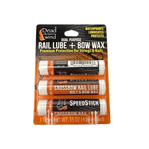 Dead Down Wind Bow Wax and Rail Lube, 3-Pack Strings & Rails Crossbow Bolt Bow - Picture 1 of 2