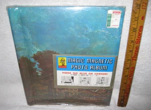 Vintage magisches magnetisches Fotoalbum Landschaft Kirche Kutsche neuer alter Bestand - Bild 1 von 11