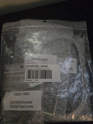 Kit de herramientas y accesorios UNIVESSEL-00046 para todos los modelos de biostato Sartorius Stedim 2L Foto 1 de 4