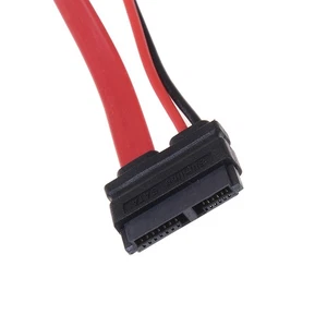 Cable sata slimline de 7+6 pines para unidad SATA DVD+/-RW Slim Latop cable de alimentación a.t2 - Imagen 1 de 9