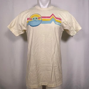 The Mandalorian Grogu Baby Yoda Star Wars Creme T-Shirt Herren MEDIUM - Bild 1 von 11