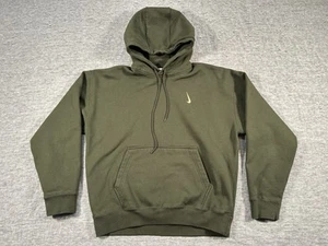 Felpa con cappuccio Billie Eilish Nike uomo media verde pile oversize accogliente - Foto 1 di 13