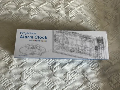 Projektionswecker mit Bed Shaker von Mesqool | NEU - Bild 1 von 3