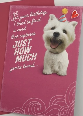 ** TARJETA DE FELICITACIÓN DE CUMPLEAÑOS POP UP PARA NIÑOS ** LINDO PERRO * CUMPLEAÑOS PARA NIÑOS * NUEVO Foto 1 de 2
