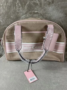 Juicy Couture Cafe Fashionista Rosie Weekender Tote Travel Bag Coin Card Wallet - Picture 1 of 13