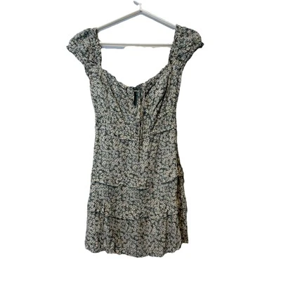 Vestido Sundae Muse Andy tamanho 8 Sm verde floral margarida império cintura bebê boneca boho - Imagem 1 de 4