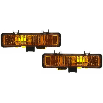 Pair Set of 2 Turn Signal Lights Lamps Front Left-and-Right for Chevy Olds Jimmy Foto 1 de 4