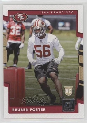 2017 Panini Donruss Rookies Reuben Foster #382 Rookie RC - Image 1 of 2