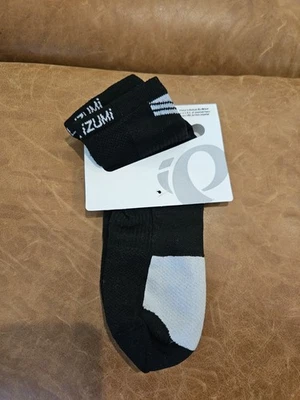 Pearl Izumi Women's Elite Cycling Sock Core Black Medium 38.5-41 - Image 1 of 3