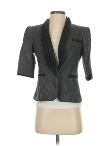 Nanette Lepore Women Gray Blazer 2 - Picture 1 of 4