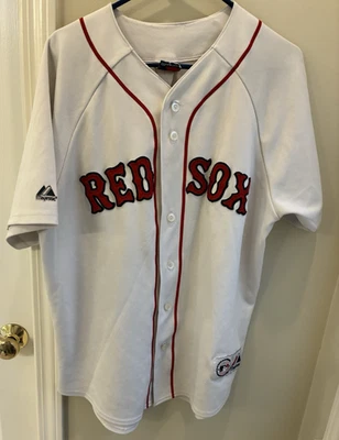 Kevin Youkilis Boston Red Sox Stitched Majestic Home Jersey Size Men Small READ - Image 1 of 4