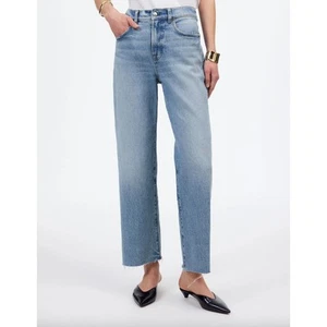 Madewell The Perfect Vintage Wide Leg Crop Jeans Hallstead Wash Blau US 29 Neu mit Etikett - Bild 1 von 14