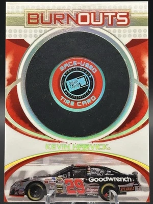 2006 Press Pass Burnouts - Kevin Harvick #HT4 Race-Used Tire /100 - RARE!! - Image 1 of 4