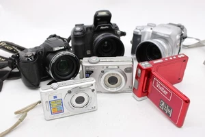 F x6 Digital Cameras Inc Nikon Coolpix L120, Sony Cybershot DSC-W30 Not Tested - Picture 1 of 20